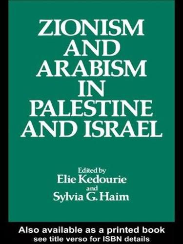 Cover image for Zionism and Arabism in Palestine and Israel