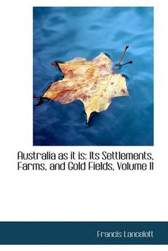 Cover image for Australia as It Is