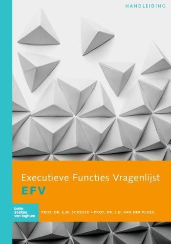 Cover image for Executieve Functies Vragenlijst (EFV) handleiding