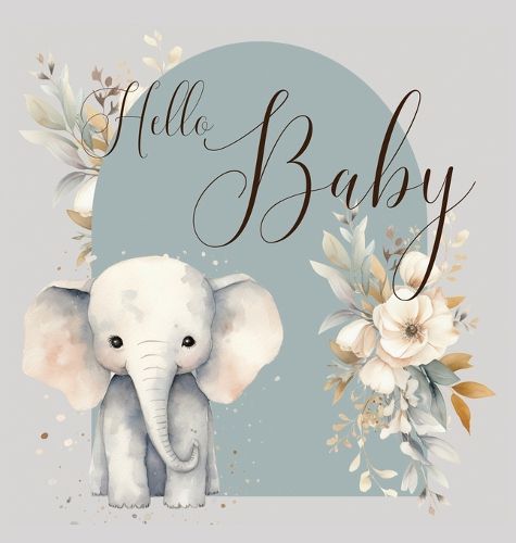 Cover image for Hello Baby, Baby Shower Guest Book (hardback)