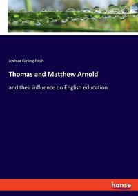 Cover image for Thomas and Matthew Arnold