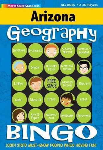 Cover image for Arizona Geography Bingo Game