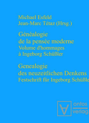 Cover image for Genealogie des neuzeitlichen Denkens / Genealogie de la pensee moderne