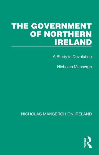 Cover image for The Government of Northern Ireland