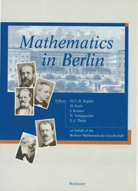 Cover image for Mathematics in Berlin