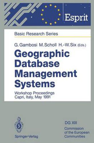 Cover image for Geographic Database Management Systems: Workshop Proceedings Capri, Italy, May 1991