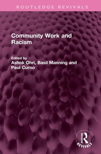 Cover image for Community Work and Racism