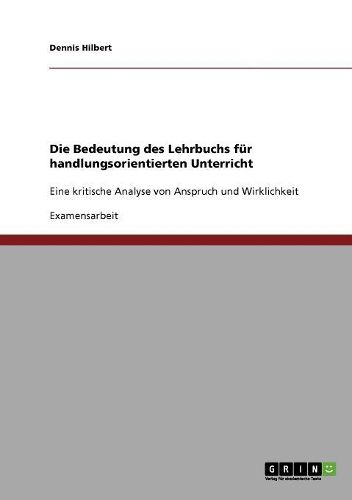 Die Bedeutung Des Lehrbuchs Fur Handlungsorientierten Unterricht