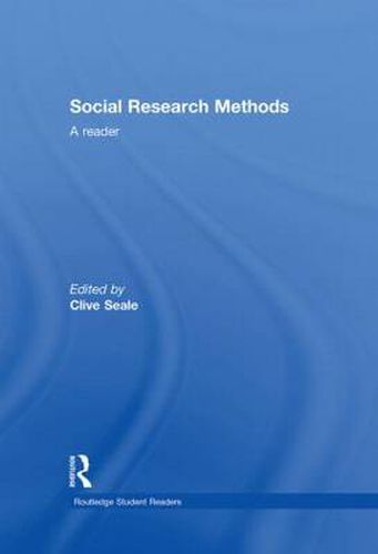 Cover image for Social Research Methods: A Reader