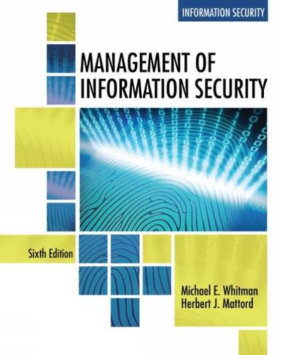 Cover image for Management of Information Security