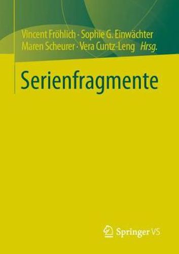 Cover image for Serienfragmente