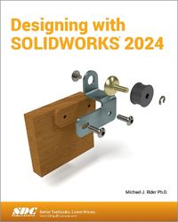 Cover image for Designing with SOLIDWORKS 2024