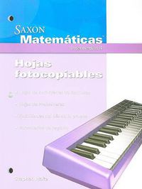 Cover image for Saxon Matematicas Intermedias 4, Hojas Fotocopiables