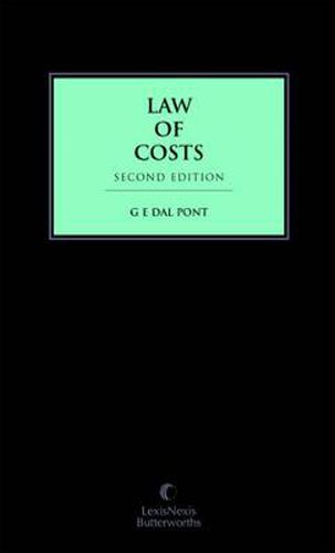 Law of Costs, 3rd Edition (cased edition)