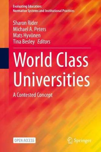 Cover image for World Class Universities: A Contested Concept