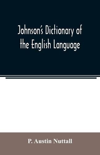 Cover image for johnson's dictionary of the english language