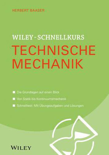 Cover image for Wiley-Schnellkurs Technische Mechanik