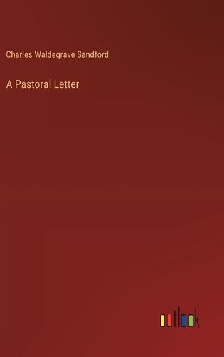 Cover image for A Pastoral Letter