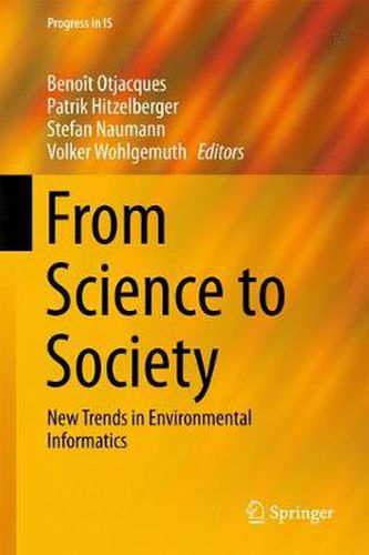 Cover image for From Science to Society: New Trends in Environmental Informatics