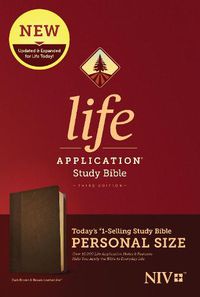 Cover image for NIV Life Application Study Bible, Third Edition, Personal Size (Leatherlike, Dark Brown/Brown)