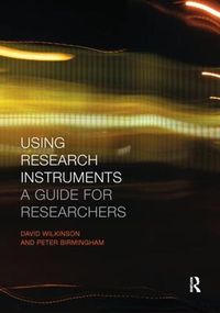 Cover image for Using Research Instruments: A Guide for Researchers