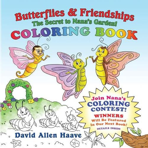 Cover image for Butterflies & Friendships; Nana Butterfly's Coloring Contest