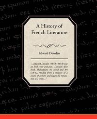 Cover image for A History of French Literature