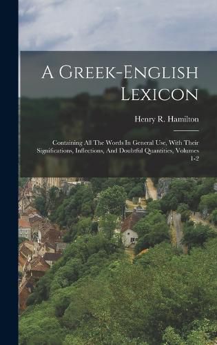 Cover image for A Greek-english Lexicon