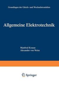 Cover image for Allgemeine Elektrotechnik