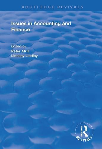 Cover image for Issues in Accounting and Finance