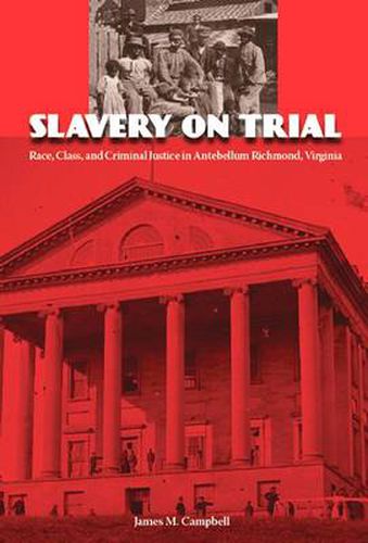 Slavery on Trial: Race, Class, and Criminal Justice in Antebellum Richmond, Virginia