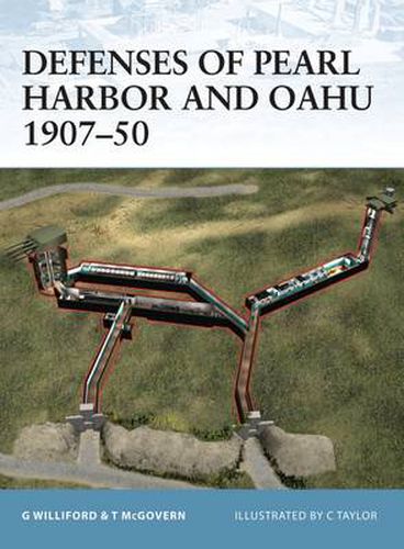 Cover image for Defenses of Pearl Harbor and Oahu 1907-50