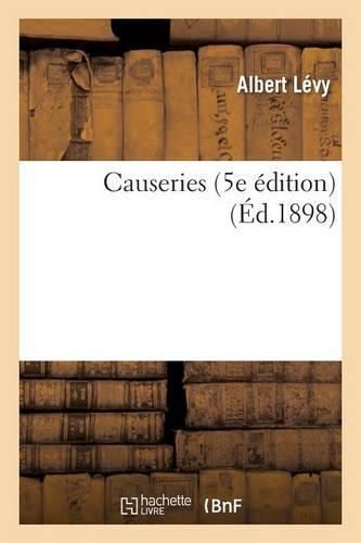 Cover image for Causeries 5e Edition