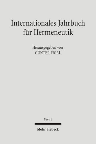 Cover image for Internationales Jahrbuch fur Hermeneutik: Schwerpunkt: Hermeneutik der Literatur