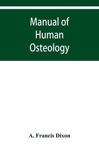 Cover image for Manual of human osteology