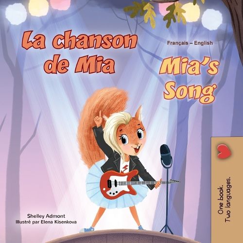 Cover image for Mia's Song (French English Bilingual Children's Book)