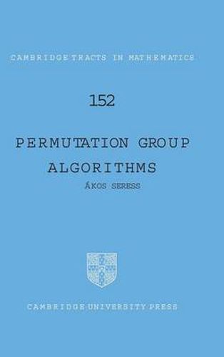 Cover image for Permutation Group Algorithms