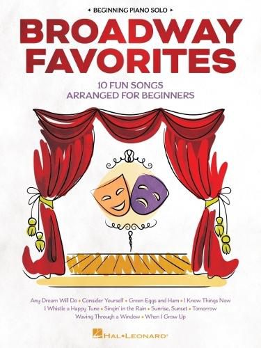 Cover image for Broadway Favorites for Beginning Piano Solo