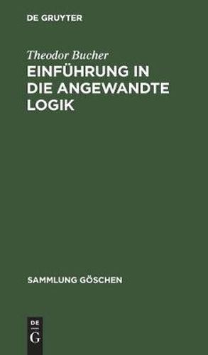 Cover image for Einfuhrung in die angewandte Logik