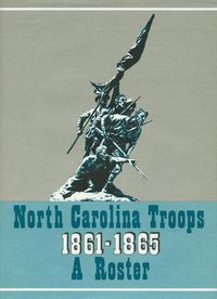 Cover image for North Carolina Troops 1861-1865: A Roster: Volume 20: Generals, Staff Officers, and Militia