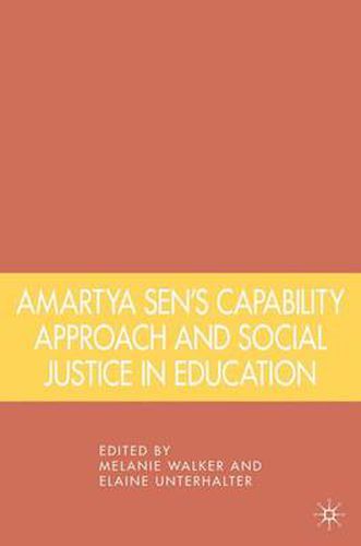 Cover image for Amartya Sen's Capability Approach and Social Justice in Education