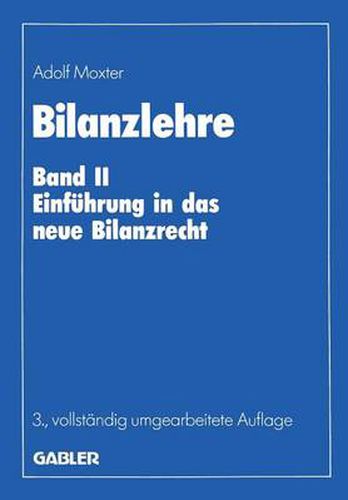 Cover image for Bilanzlehre: Band II: Einfuhrung in das neue Bilanzrecht