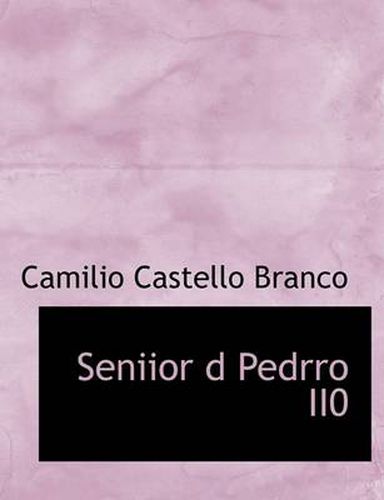 Cover image for Seniior D Pedrro Ii0