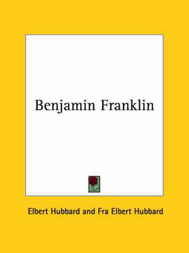 Cover image for Benjamin Franklin