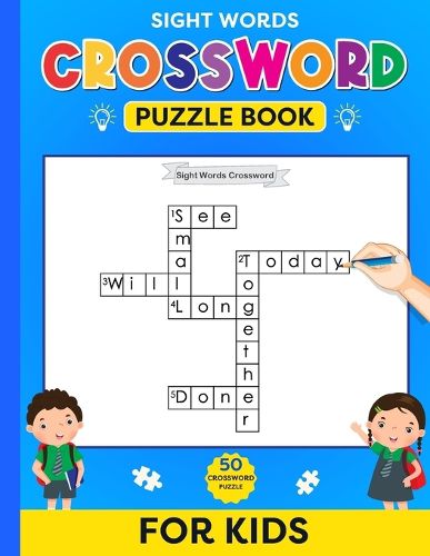 Sight Words Crossword Puzzle Book for Kids