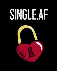 Cover image for Single.af: Gift For Ex Boyfriend - Composition Notebook To Write About Inappropriate Jokes & Funny Sayings For Singles - Break Up Journal - Cheer Up Notebook