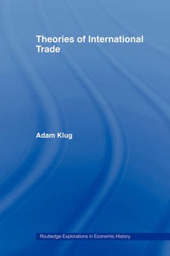 Cover image for Theories of International Trade