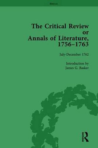 Cover image for The Critical Review or Annals of Literature, 1756-1763 Vol 14