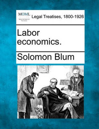 Cover image for Labor economics.