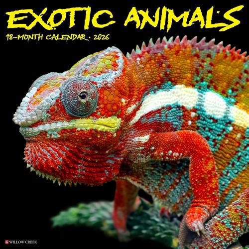 Cover image for Exotic Animals 2026 Wall Calendar